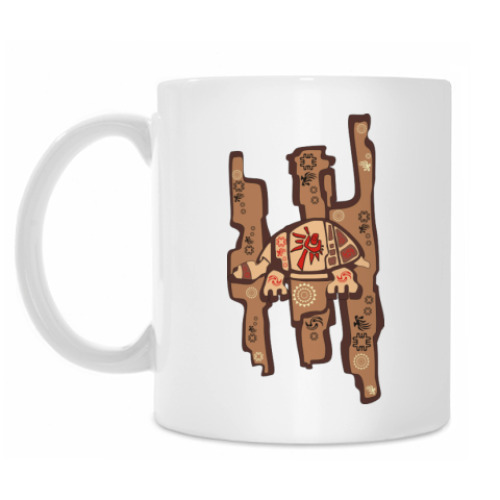 Кружка с принтом 'Черепаха'