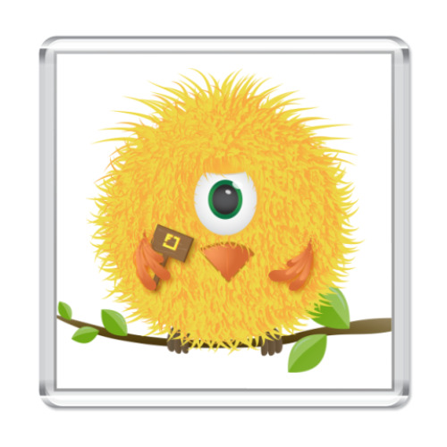 Магнит с принтом   One eye