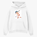 Толстовка худи оверсайз