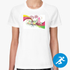 Женская спортивная футболка