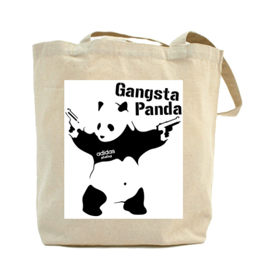 Сумка шоппер с принтом Gangsta Panda
