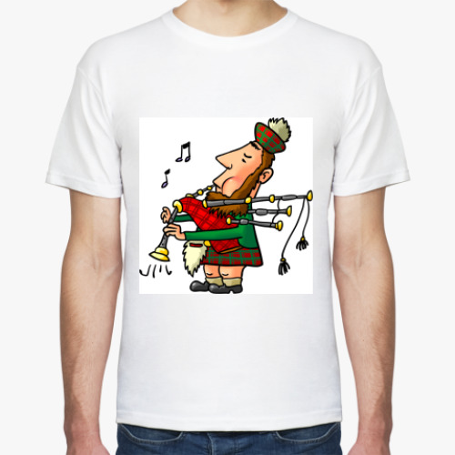 Футболка с принтом Волынщик