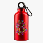 Металлическая бутылка 400 мл UV-DTF