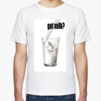 Классическая футболка  'Got milk?'