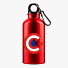 Металлическая бутылка 400 мл UV-DTF