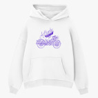 Толстовка худи оверсайз