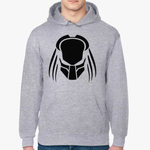 Толстовка худи с принтом Хищник