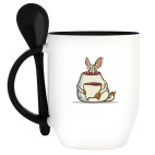 Кружка с ложкой