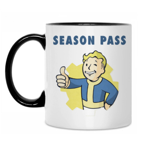 Кружка с принтом Fallout 4