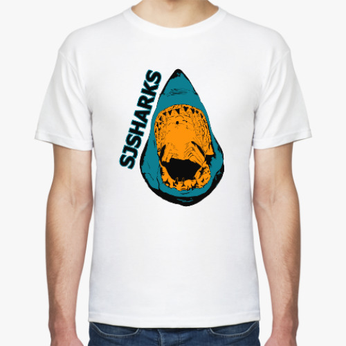 Футболка с принтом San Jose Sharks - Сан-Хосе Шаркс