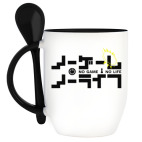 Кружка с ложкой