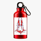 Металлическая бутылка 400 мл UV-DTF