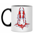 Кружка двухцветная