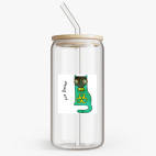 Банка с бамбуковой крышкой