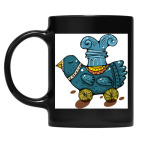 Кружка цветная UV-DTF