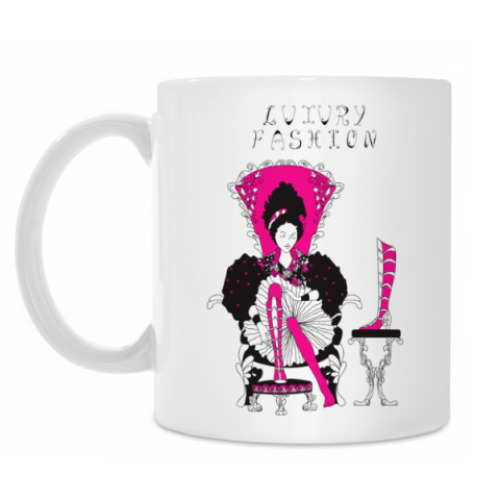 Кружка с принтом Роскошная мода