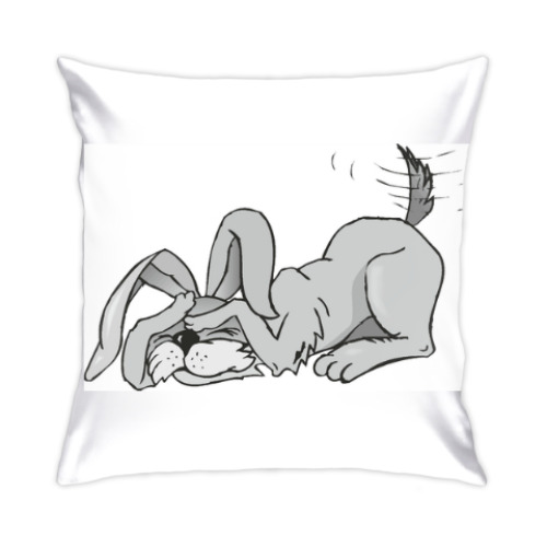 Подушка с принтом Rabbit