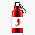 Металлическая бутылка 400 мл UV-DTF