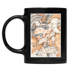 Кружка цветная UV-DTF