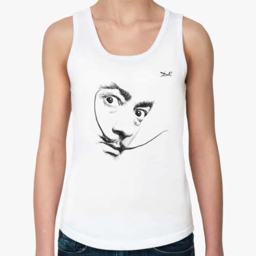 Женская майка с принтом Усы