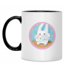 Кружка двухцветная