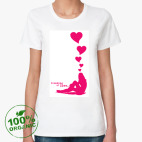 Женская футболка органик