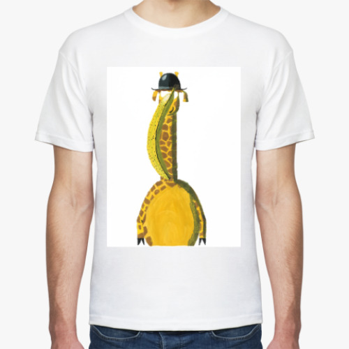 Футболка с принтом Жираф Магритта