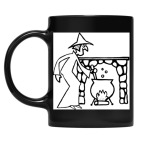 Кружка цветная UV-DTF