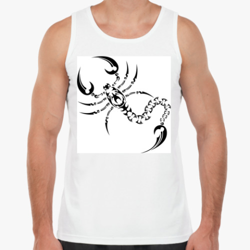 Майка с принтом скорпион