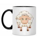 Кружка двухцветная