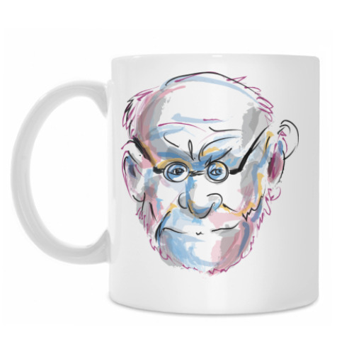 Кружка с принтом «Фрейд»