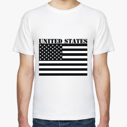 Футболка с принтом USA