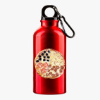 Металлическая бутылка 400 мл UV-DTF