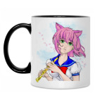 Кружка двухцветная