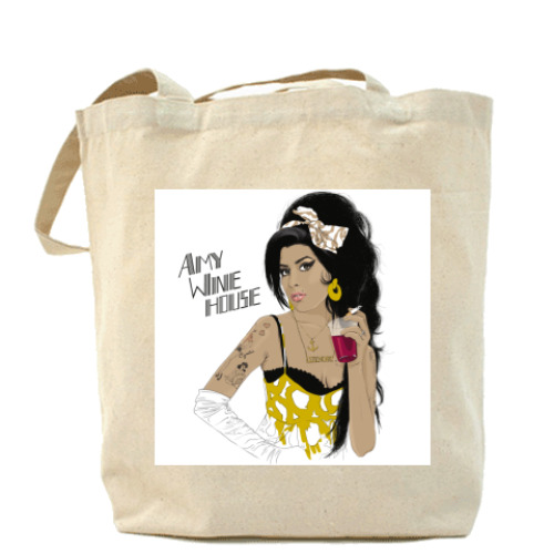 Сумка шоппер с принтом Amy