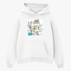 Толстовка худи оверсайз