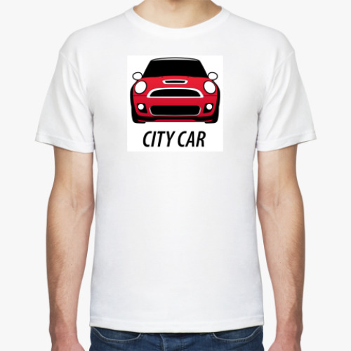 Футболка с принтом City car