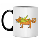 Кружка двухцветная