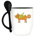 Кружка с ложкой