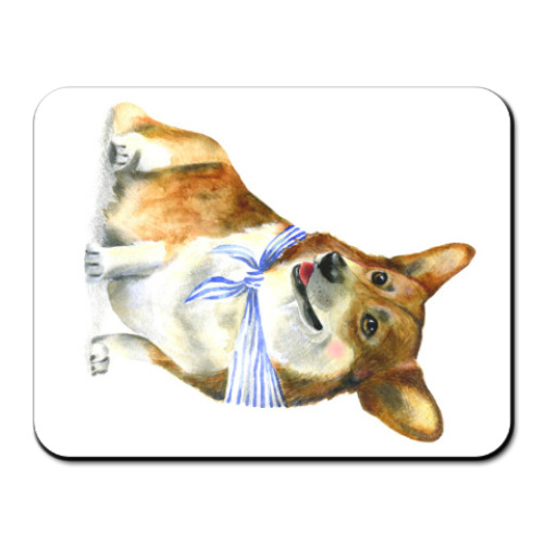 Коврик для мыши с принтом Корги