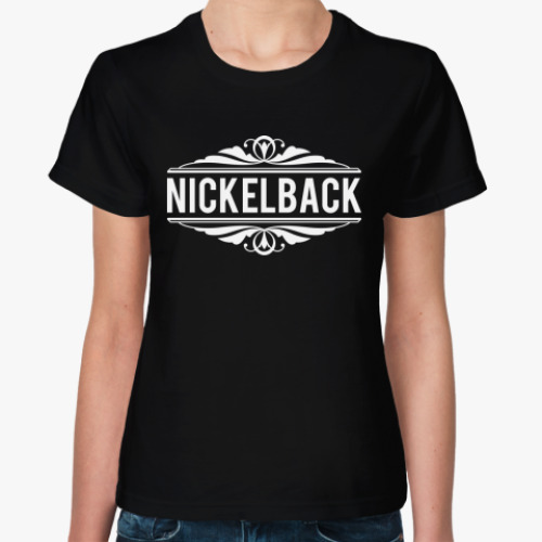 Женская футболка с принтом Nickelback Wings