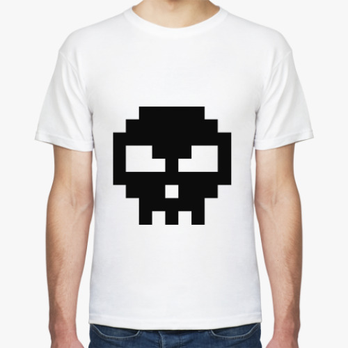 Футболка с принтом  «Череп»