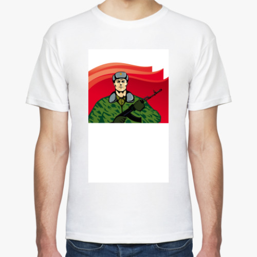 Футболка с принтом 23 февраля