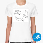 Женская спортивная футболка