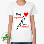 Женская футболка органик