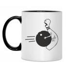 Кружка двухцветная