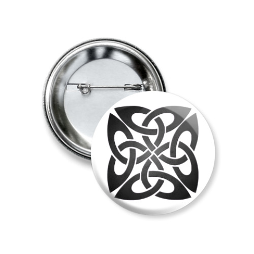 Значок 37мм с принтом  37 мм