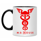 Кружка двухцветная