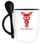 Кружка с ложкой