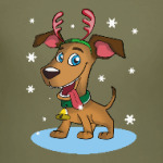 Новогодний пес